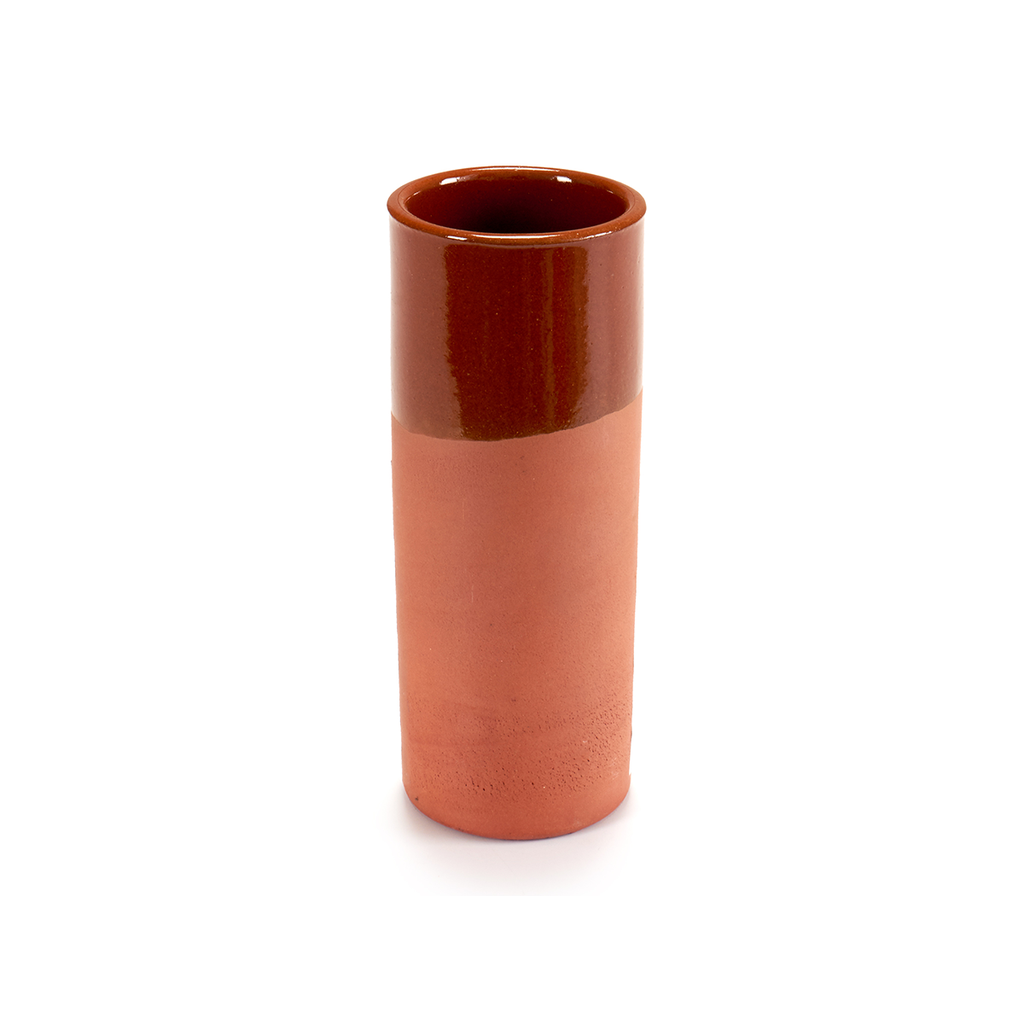Arte Regal Brown Clay Vase Tube 330 ml / 12968