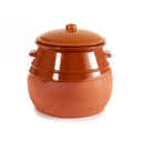 Arte Regal Brown Clay Belly Cooking Pot 8 Liter / 12971