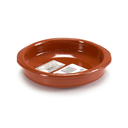 Arte Regal Brown Clay Round Deep Plate with Handle 12 cm / 99510