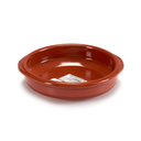 Arte Regal Brown Clay Round Deep Plate with Handle 14 cm / 99509