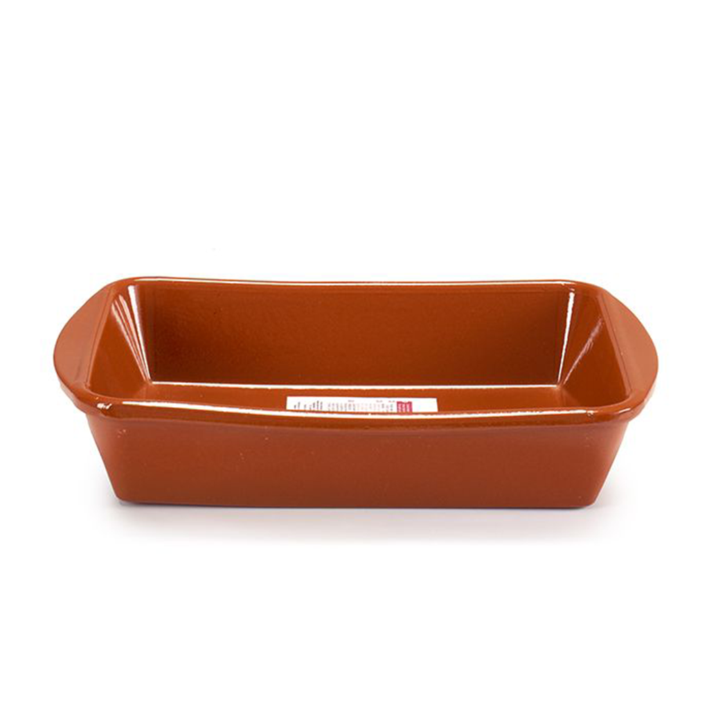 Arte Regal Brown Clay Deep Rectangular Plate 26 cm / 99522