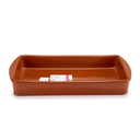 Arte Regal Brown Clay Deep Rectangular Plate 38 cm / 99520