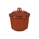 La Dehesa Clay Small Round Jar 450 ml Brown