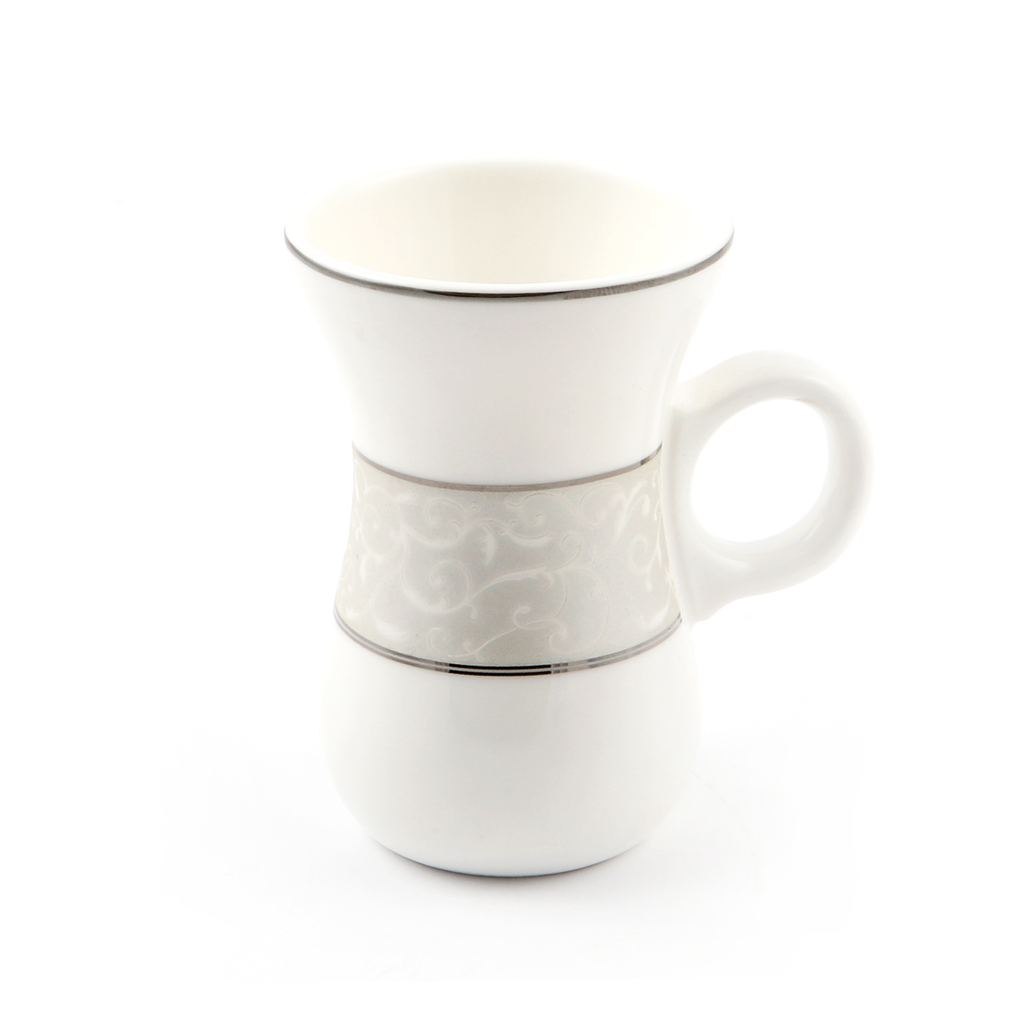 Porceletta Ivory Porcelain Belly Tea Cup Set