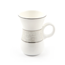 Porceletta Ivory Porcelain Belly Tea Cup Set