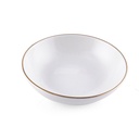 Porceletta Ivory Porcelain Round Bowl with Gold 10 cm