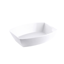 Porceletta Ivory Porcelain Rectangular Bowl 15 cm