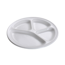 Porceletta Ivory Porcelain Divided Plate 10.5"