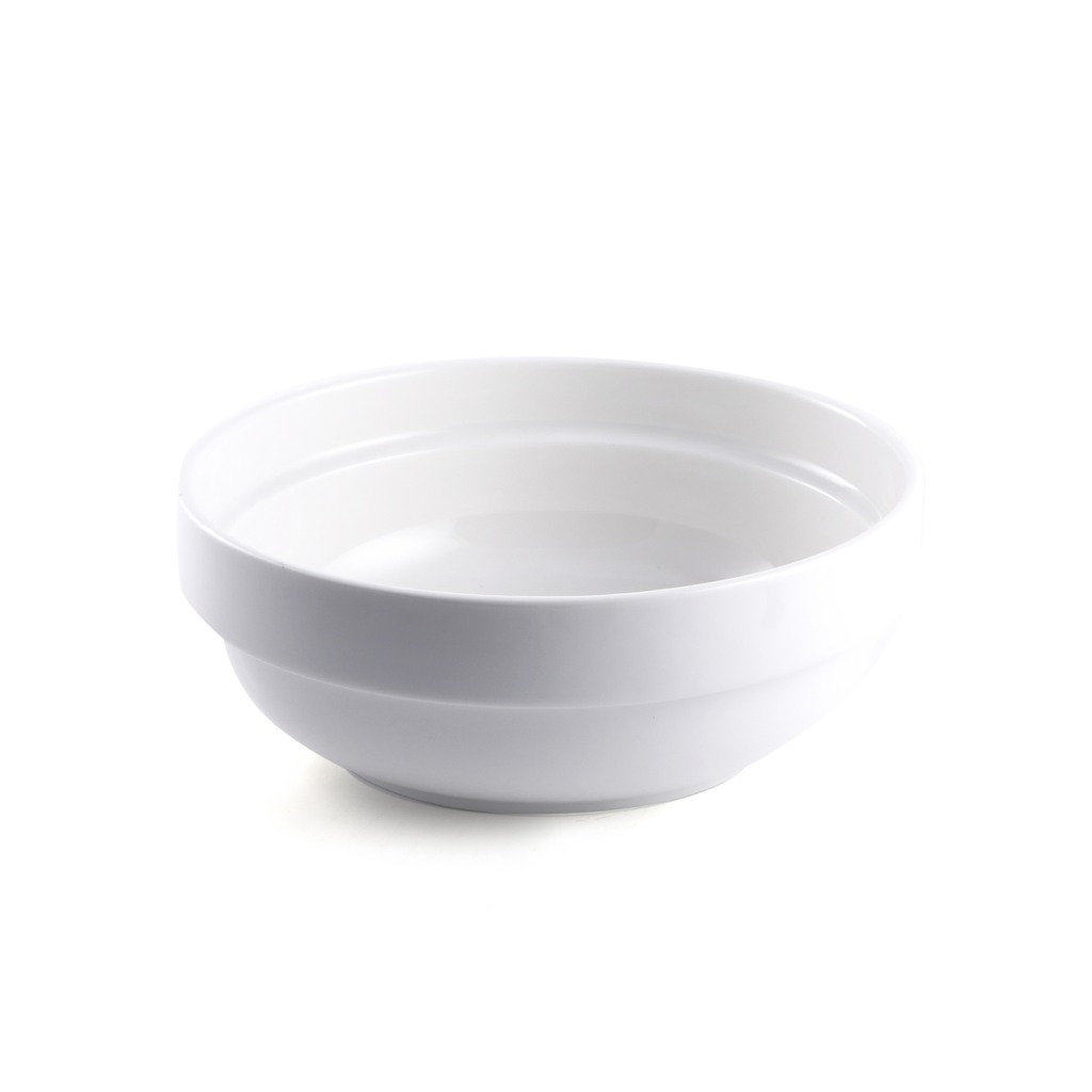 Porceletta Ivory Porcelain Round Stackable Bowl 10 cm