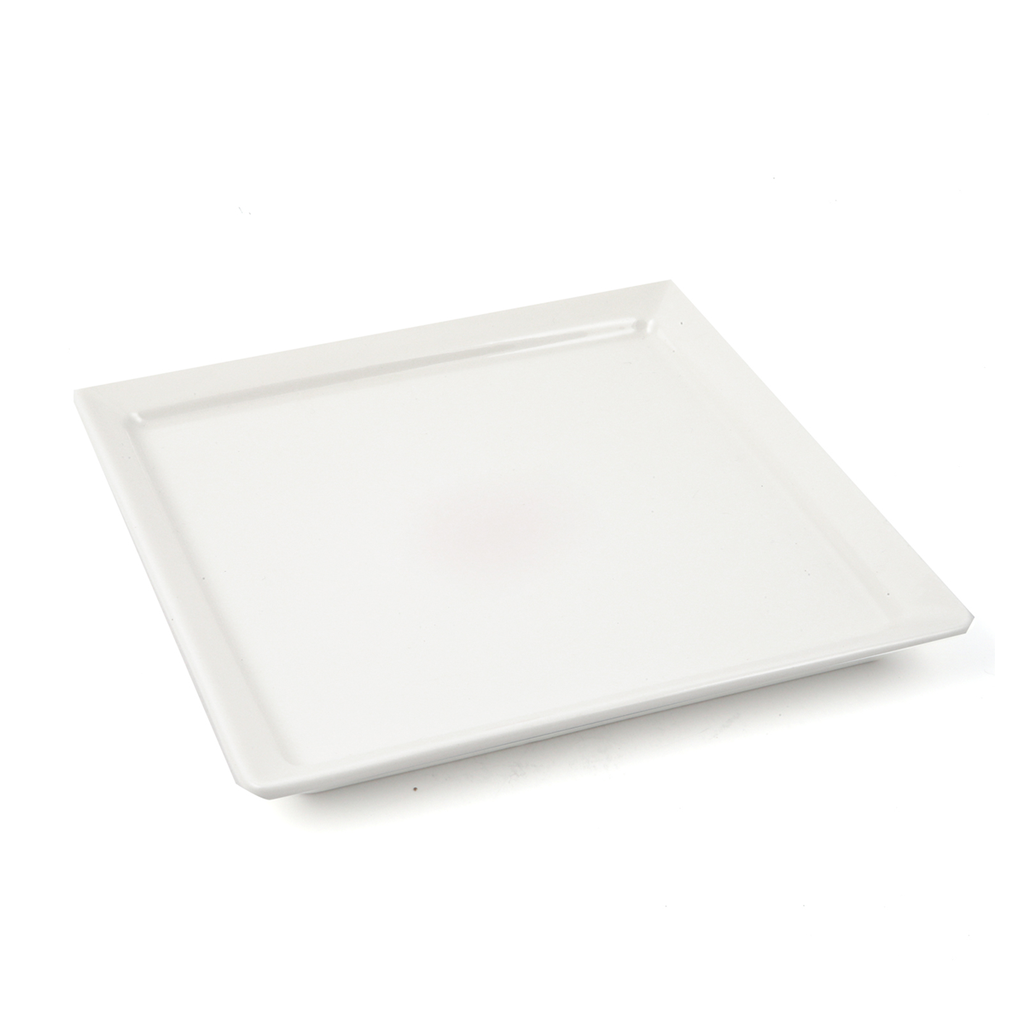 Porceletta Ivory Porcelain Square Plate 26 cm / 10"