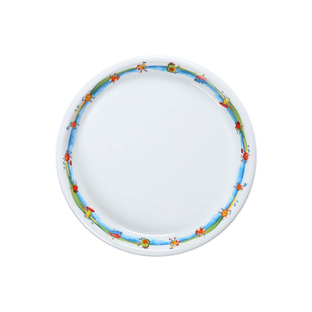Porceletta Ivory Porcelain 9" Kids round plate