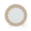 Porceletta Ivory Porcelain 6 Piece Dinner VIP Plate Set 10.5"