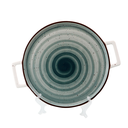 Porceletta Green Color Glazed Porcelain Pizza Plate 26 cm / 10"