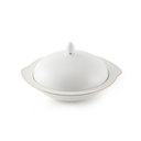 Porceletta Ivory Porcelain Bowl with Cover 19 cm
