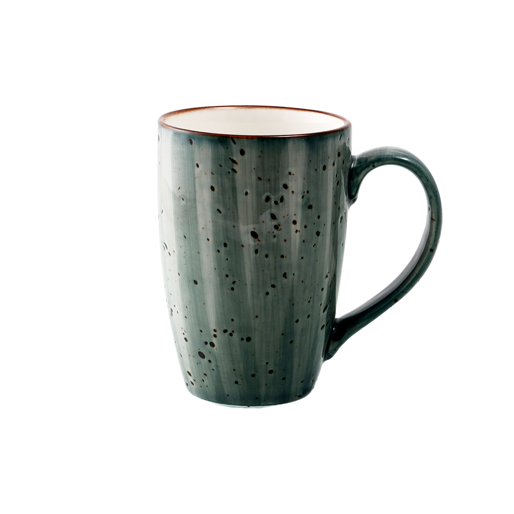 Porceletta Green Color Glazed Porcelain Tea/Coffee Mug