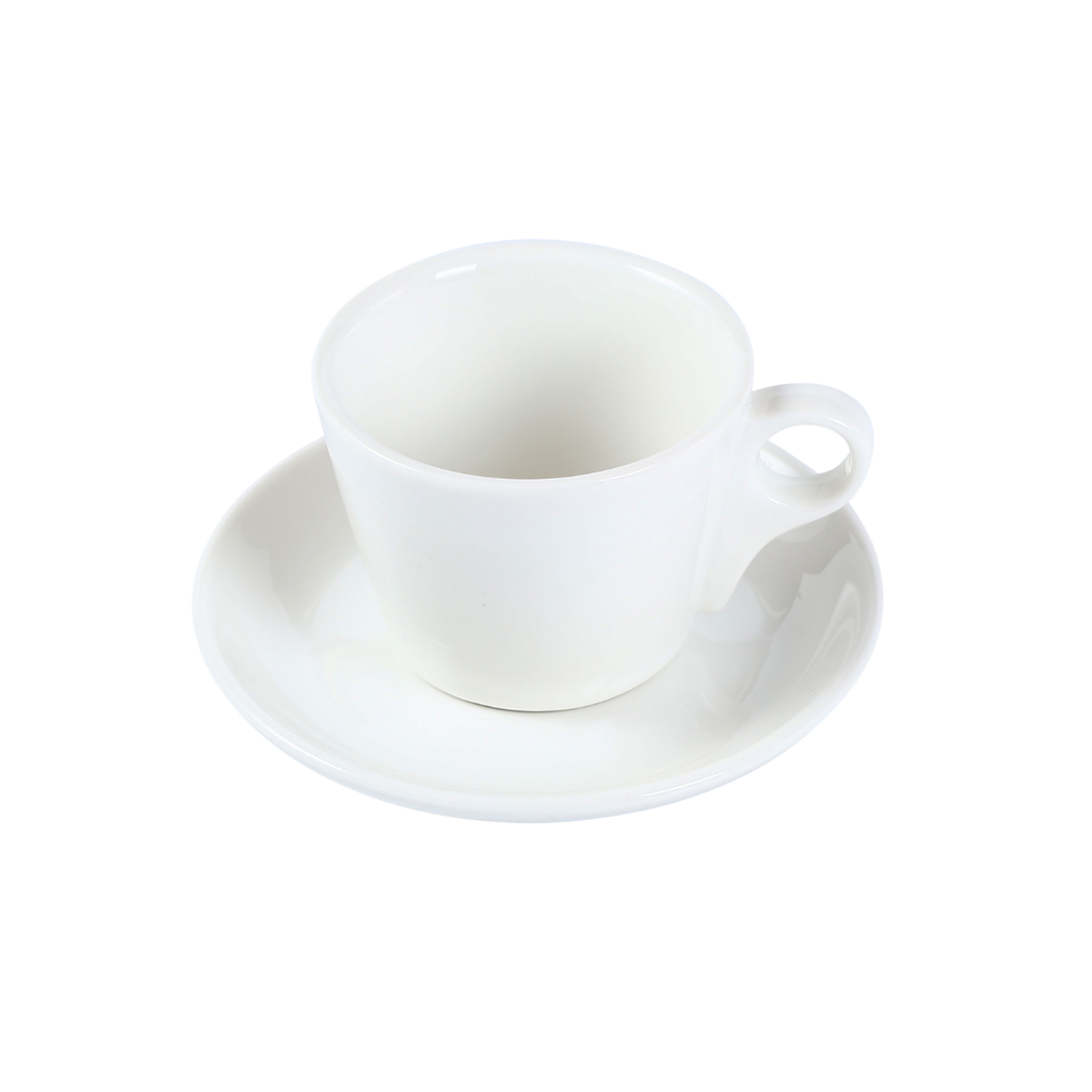Porceletta Ivory Porcelain Cup & Saucer 11 cm / 85 ml