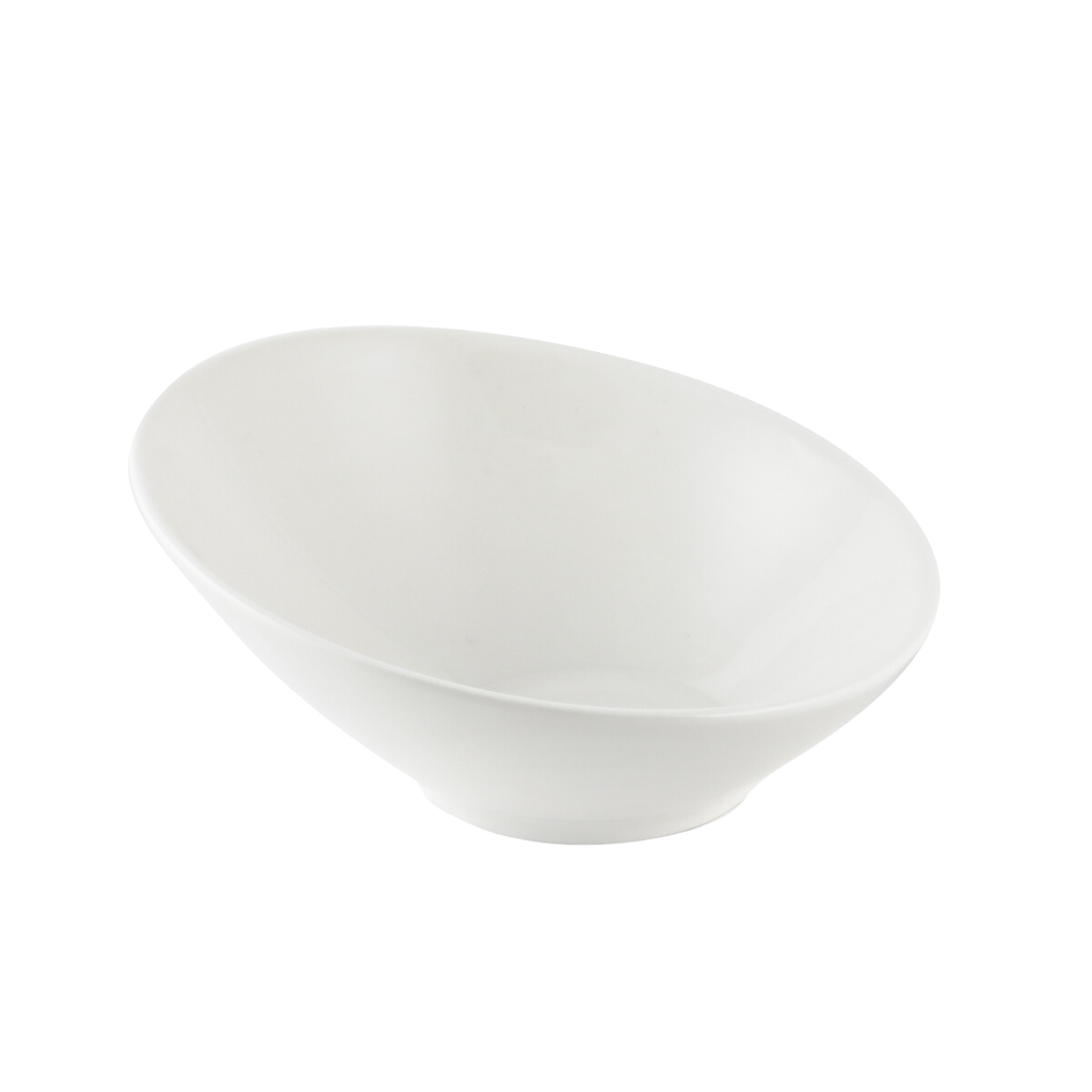 Porceletta Ivory Porcelain Slide Bowl 30 cm