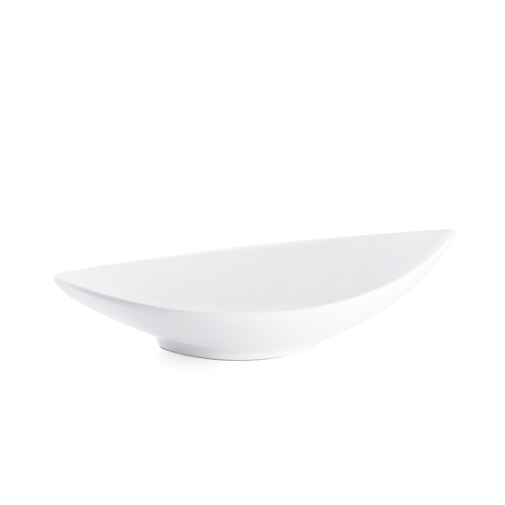 Porceletta Ivory Porcelain Boat Bowl 50 cm