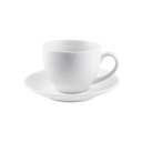 Porceletta Ivory Porcelain Cappuccino Cup & Saucer 230 ml