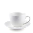 Porceletta Ivory Porcelain 23 ml Cup & Saucer Coffee/Tea/Cappuccino