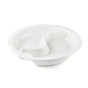 Porceletta Ivory Porcelain Insert For Chafing Dish Round with Divider