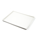 Porceletta Ivory Porcelain Rectangular Plate 17 cm / 7"
