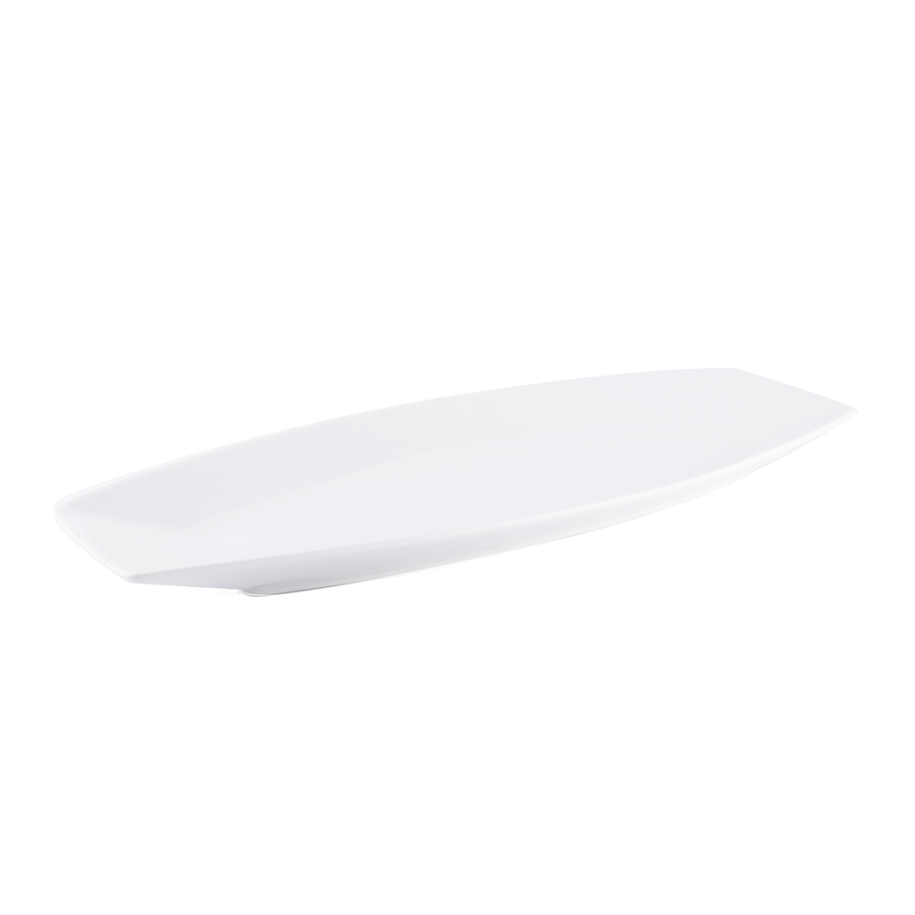 Porceletta Ivory Porcelain Boat Rectangular Plate 50 cm / 20"