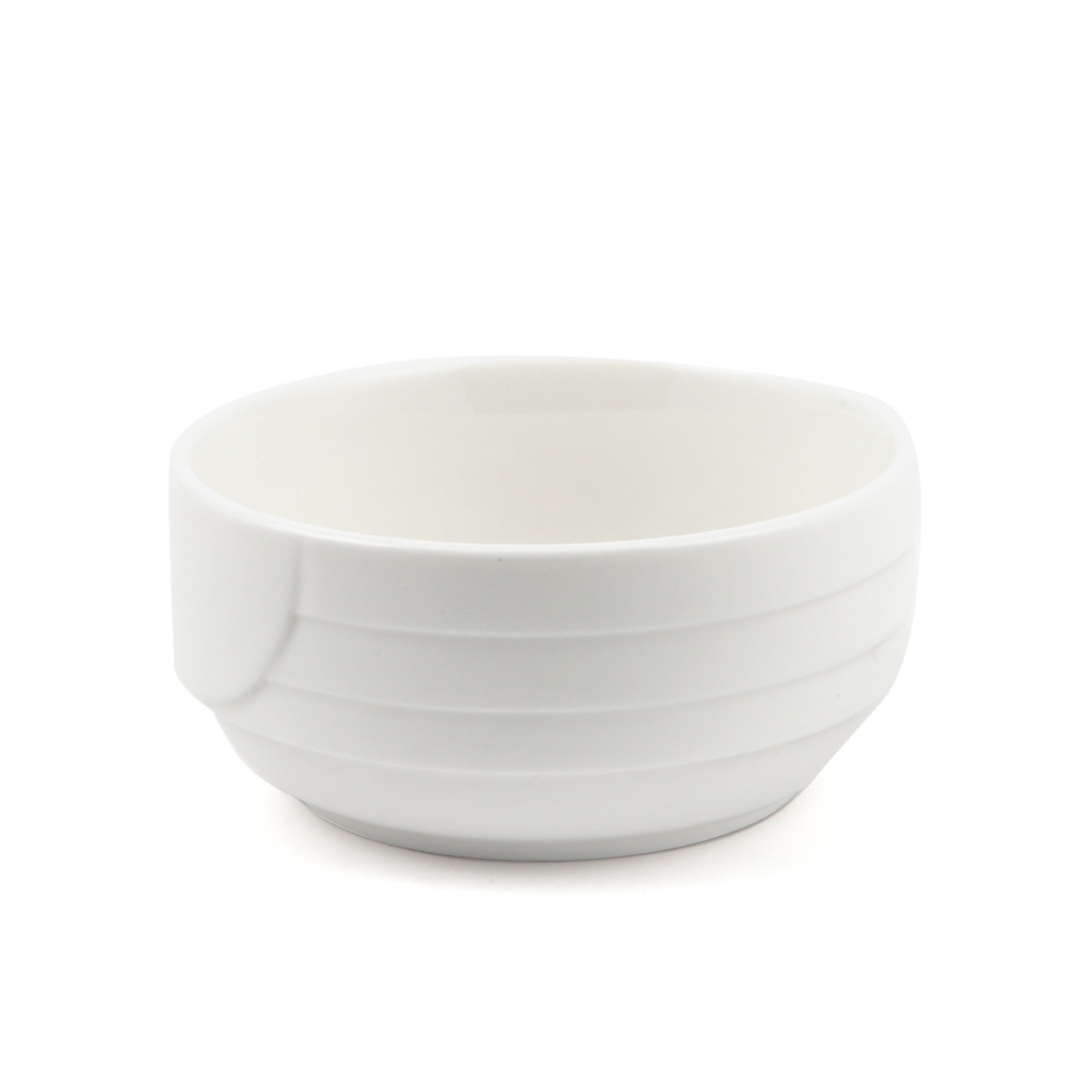Porceletta Ivory Porcelain Bowl Castillo Design 9 cm