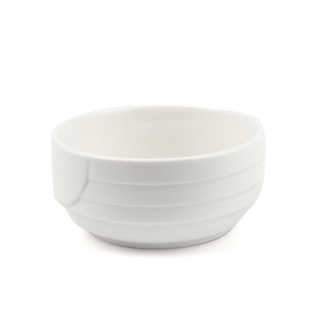 Porceletta Ivory Porcelain Bowl Castillo Design 12.5 cm
