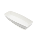 Porceletta Ivory Porcelain Rectangular Deep Bowl Meena Design 35 cm
