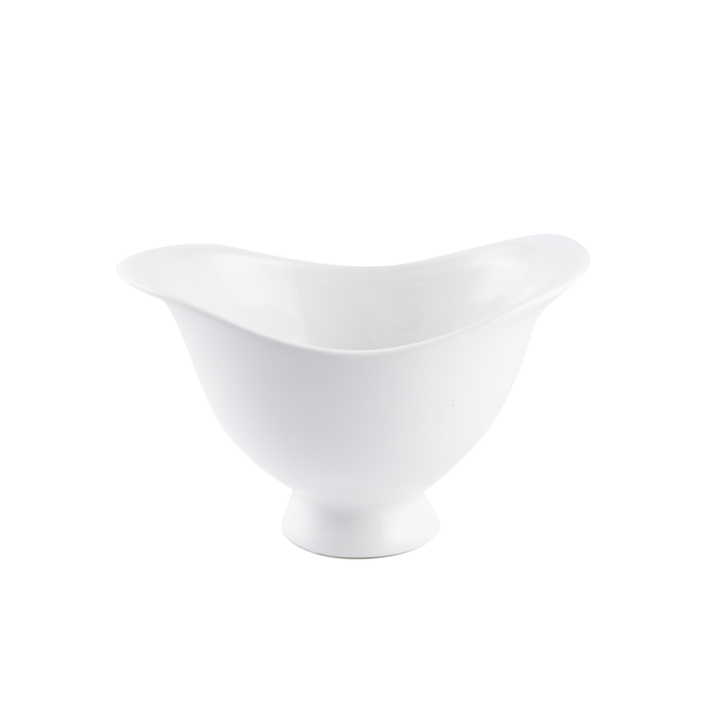 Porceletta Ivory Porcelain Arrow Soup Bowl 4"