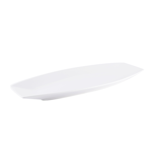 [08-244] Porceletta Ivory Porcelain Boat Rectangular Plate 45 cm / 18"