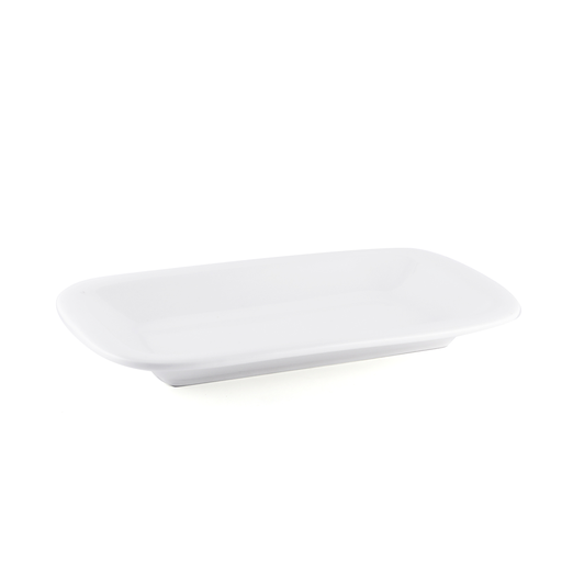 [08-247] Porceletta Ivory Porcelain Rectangular Plate 25 cm / 10"