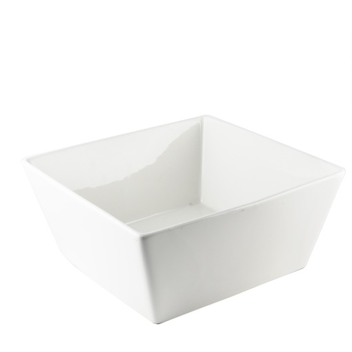 [08-254-U4] Porceletta Ivory PorcelainSquare Bowl 12"
