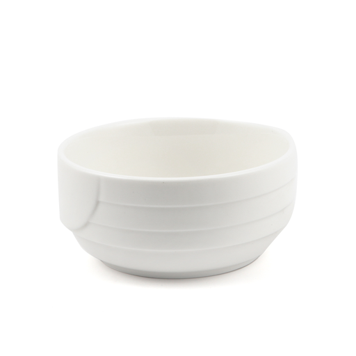 [08-278] Porceletta Ivory Porcelain Bowl Castillo Design 12.5 cm