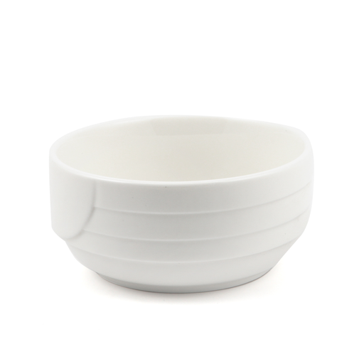 [08-279] Porceletta Ivory Porcelain Bowl Castillo Design 15 cm