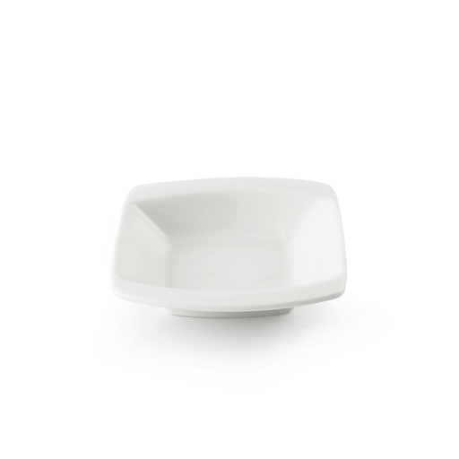 [08-283] Porceletta Ivory Porcelain Dish Meena Design 7.5 cm