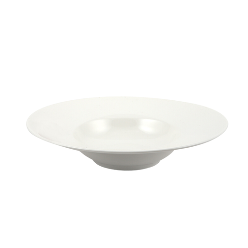 [08-320] Porceletta Ivory Porcelain English Soup Plate 12"