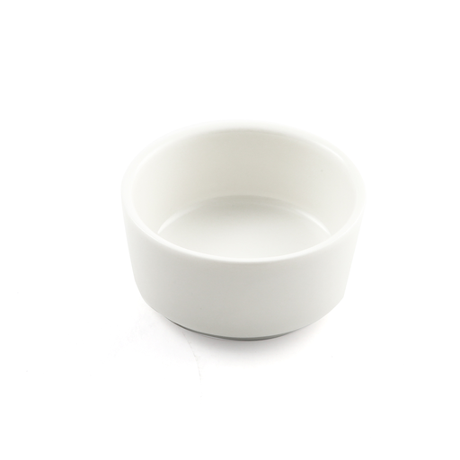 [08-506] Porceletta Ivory Porcelain Small Mezza Sauce Dish 2.5"
