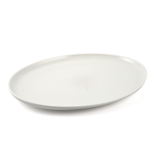[08-509] Porceletta Ivory Porcelain Oval Pizza Plate 35 cm / 14"