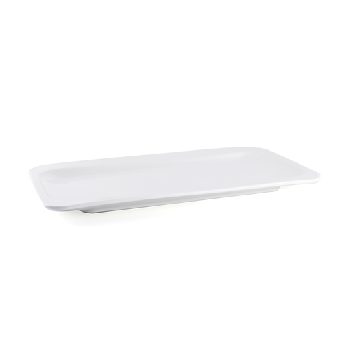 [08-1371] Porceletta Ivory Porcelain Rectangular Two Edge Rim Plate 32.5 cm / 13"