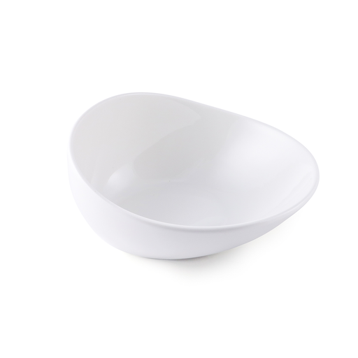 [08-1395] Porceletta Ivory Porcelain Round Slide Bowl 17 cm