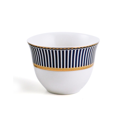 [08-1407] Porceletta Ivory Porcelain Cawa Cup Set of 6