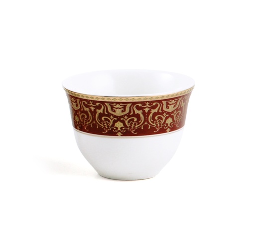 [08-1408] Porceletta Ivory Porcelain Cawa Cup Set of 6