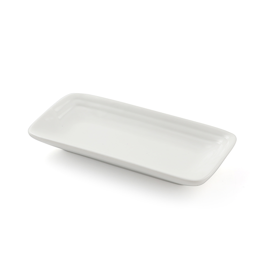 [08-386] Porceletta Ivory Porcelain Rectangular Dish 5.5"