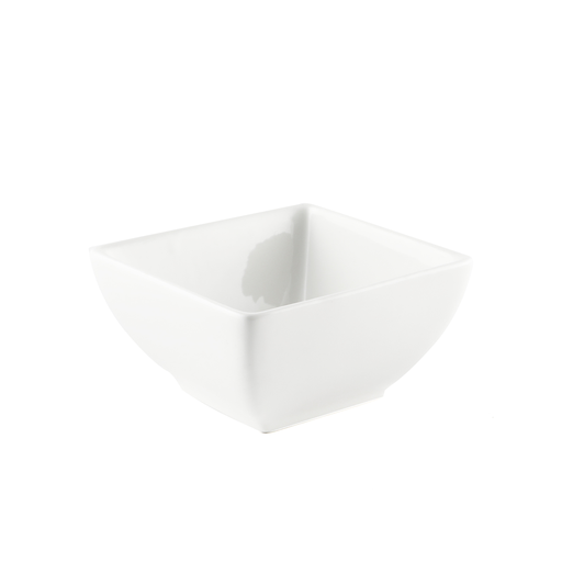 [08-408] Porceletta Ivory Porcelain Square Soup Bowl 10 cm