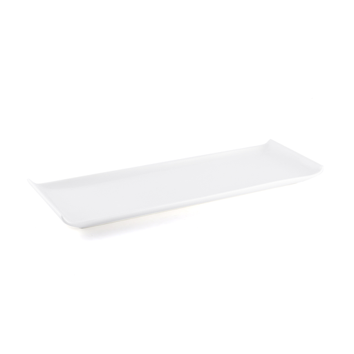 [08-434] Porceletta Ivory Porcelain Sushi Narrow Plate 30 cm / 12"