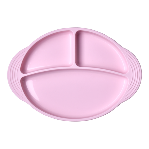 [01-250] Vague Silicone Kids Divided Dinner Plates 27 cm