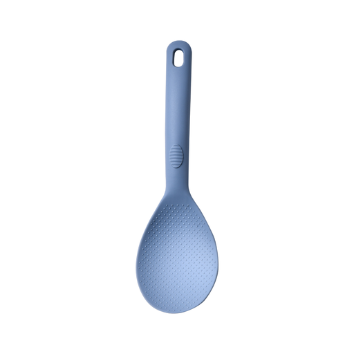[01-284] Vague Silicone Dotted Short Spoon 23.5 cm