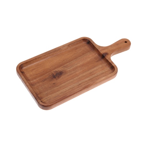 [01-311] Vague Rectangular Wooden Food Tray 40 cm